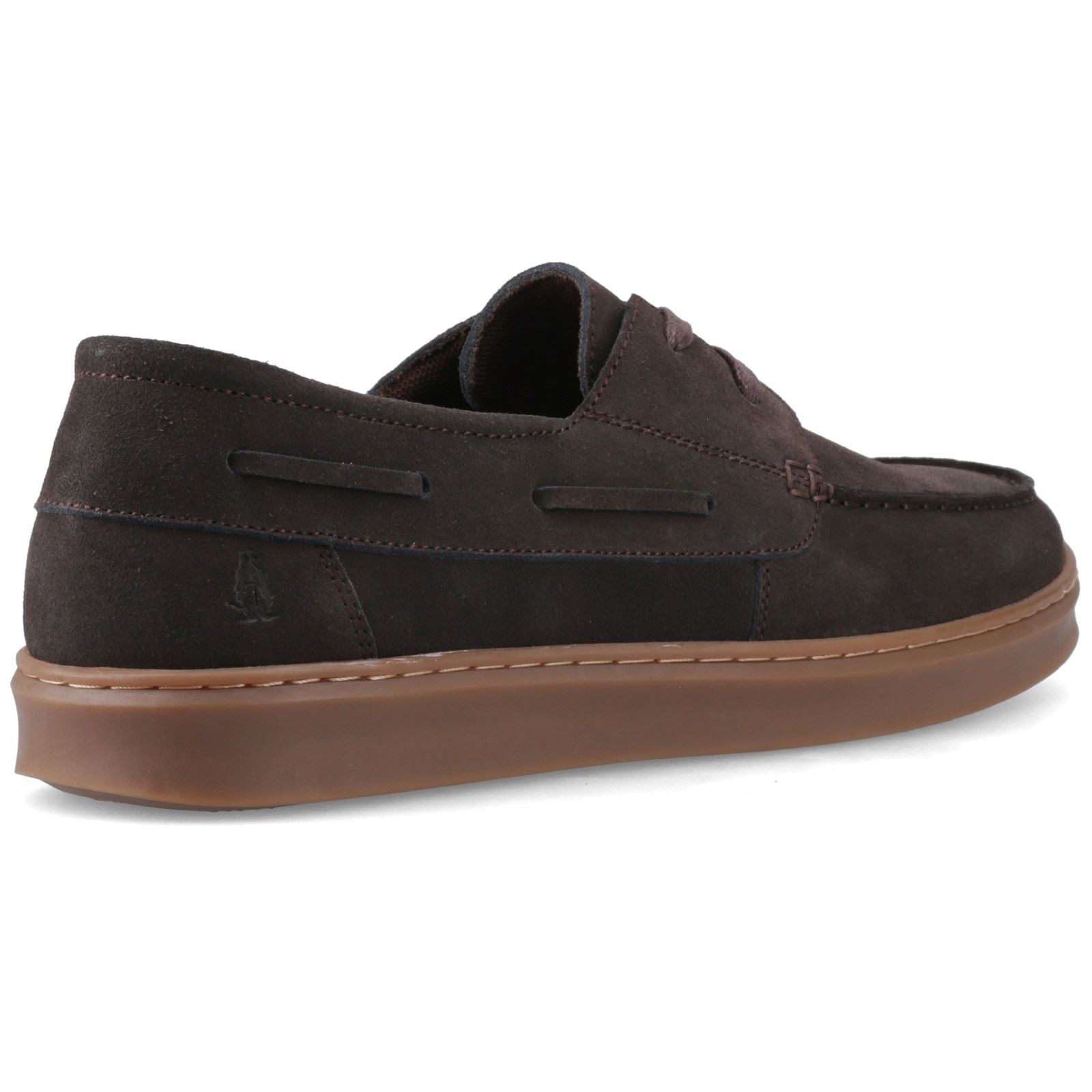 Hush Puppies Madden Leather Men's Chocolate Boat Shoes