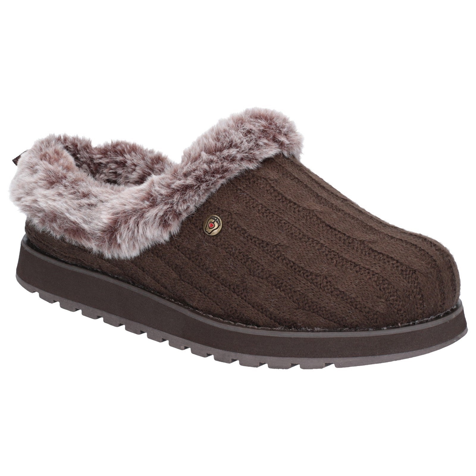 Skechers Womens Keepsakes Ice Angel 31204-CHOC Chocolate Slip On Shoe