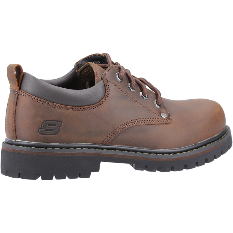 Skechers Mens Tom Cats 6618-CDB Dark Brown Lace Up Shoe