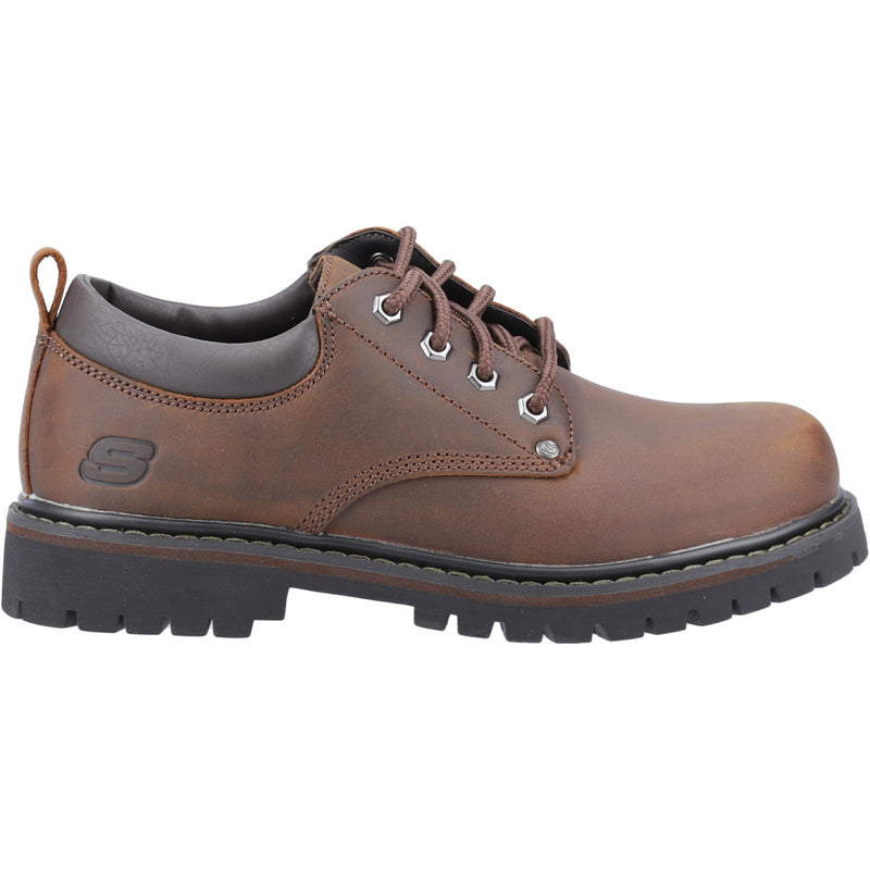 Skechers Mens Tom Cats 6618-CDB Dark Brown Lace Up Shoe