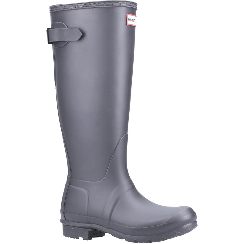 Hunter WFT1001RMA-BLK Original Tall Back Adjustable Wellington Boots Female Black