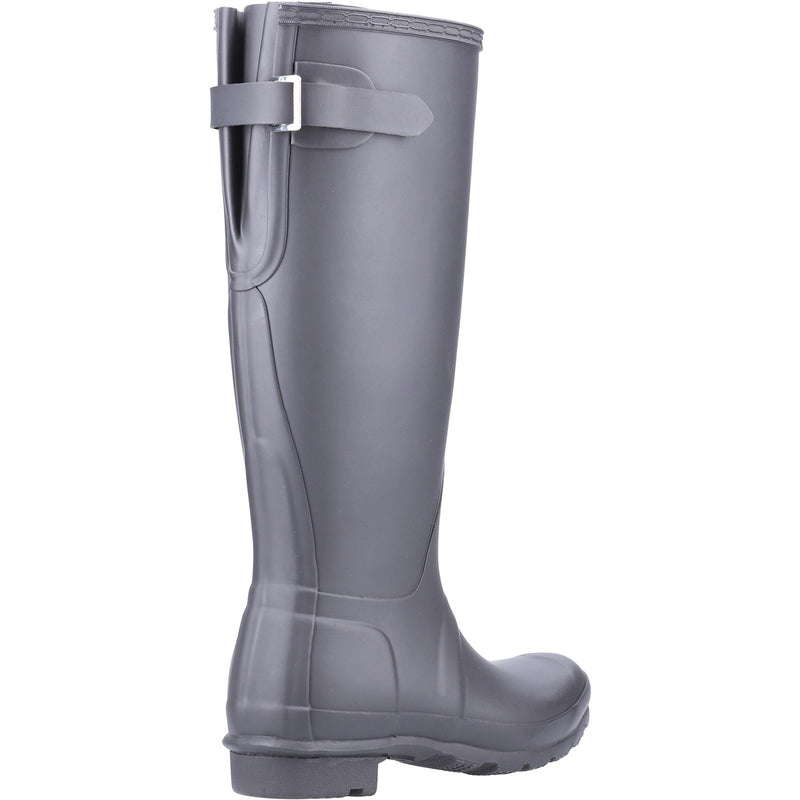 Hunter WFT1001RMA-BLK Original Tall Back Adjustable Wellington Boots Female Black