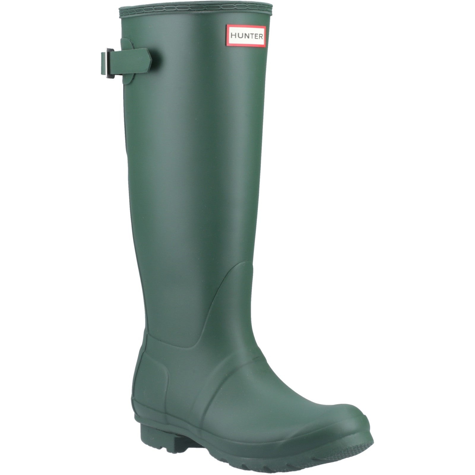 Hunter  Womens Green WFT1001RMA-HGR Original Tall Back Adjustable Wellington Boots