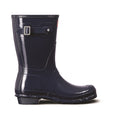 Hunter Womens Matt Navy WFS1000RGL-NVY Original Short Wellington Boots