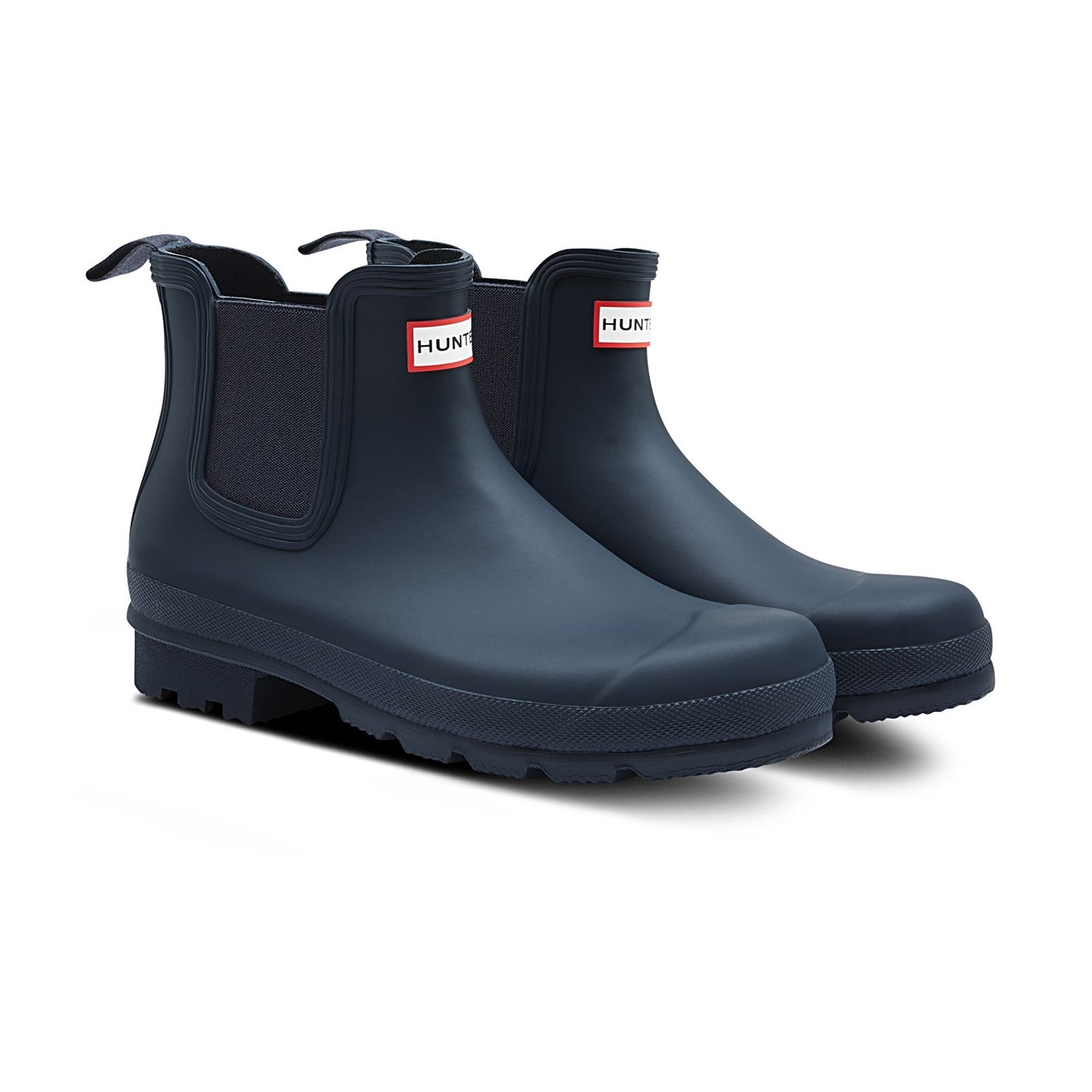 Hunter Mens Matt  Navy MFS9116RMA-NVY Original Chelsea Boots