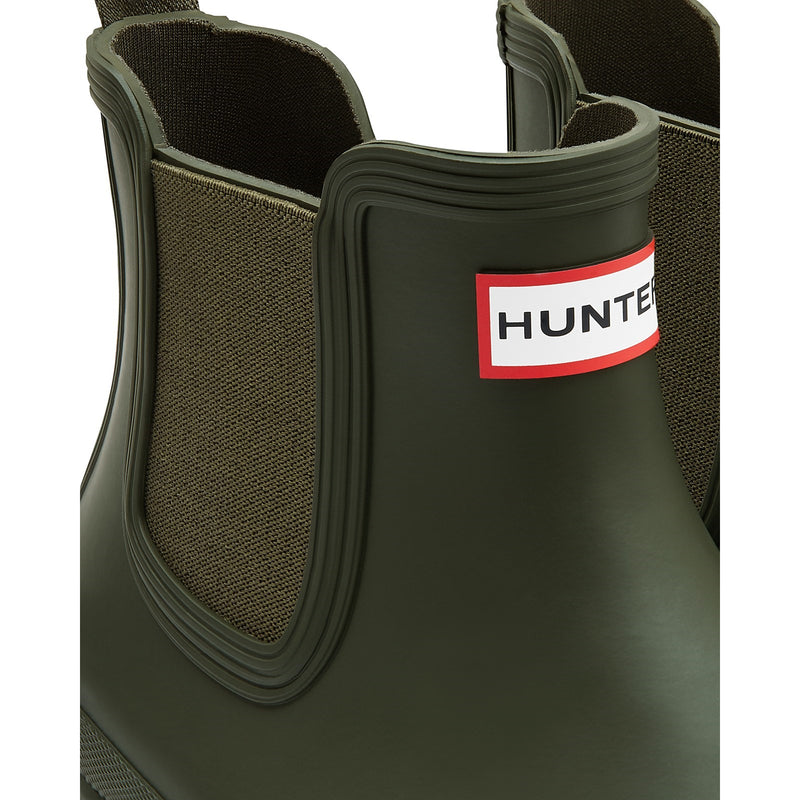 Hunter Mens Dark Olive MFS9116RMA-DOV Original Chelsea Boots