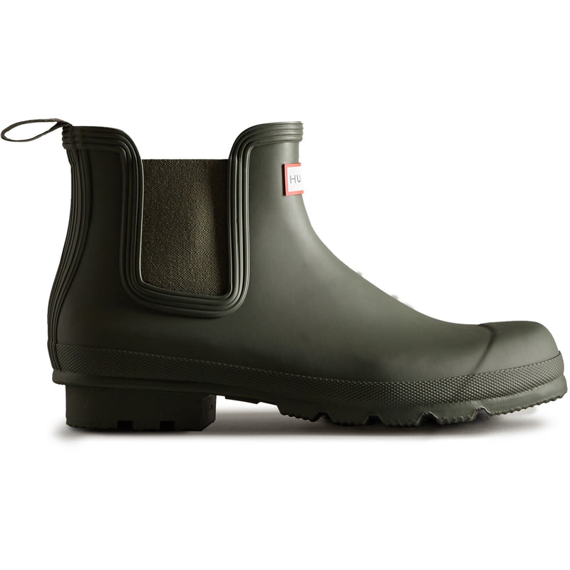 Hunter Mens Dark Olive MFS9116RMA-DOV Original Chelsea Boots