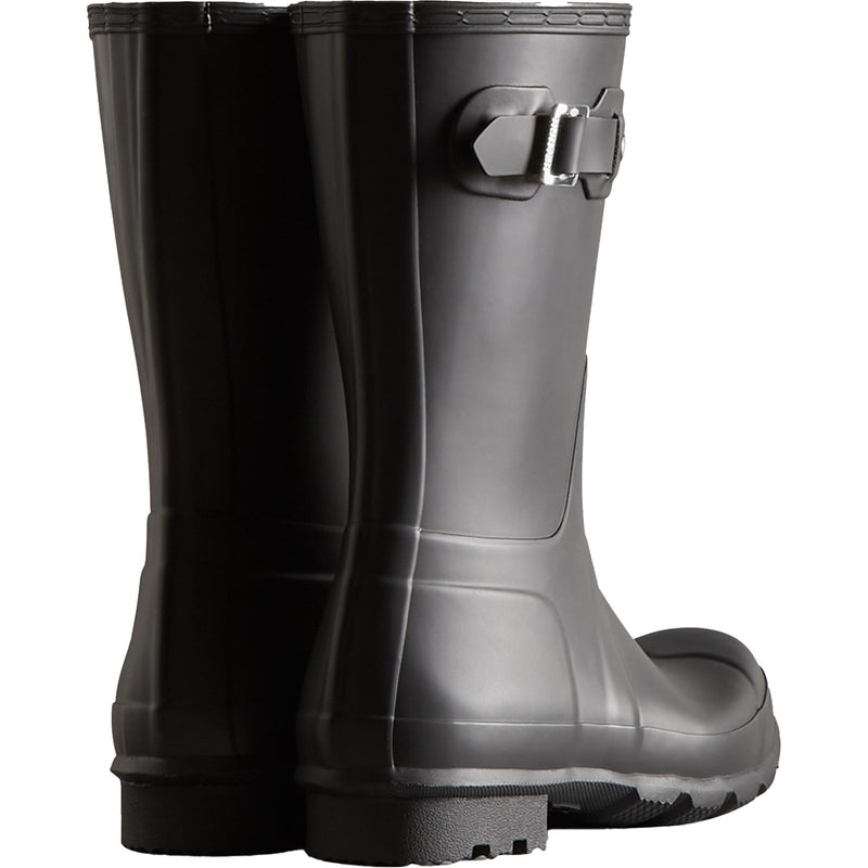 Hunter Mens Black MFS9000RMA-BLK Original Short Wellington Boots