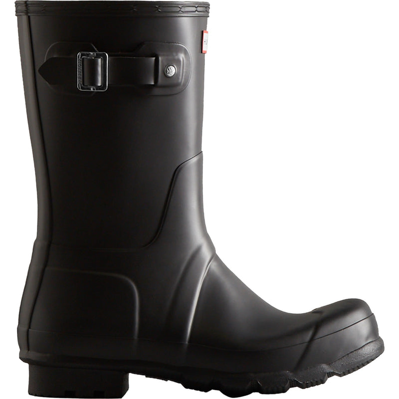 Hunter Mens Black MFS9000RMA-BLK Original Short Wellington Boots