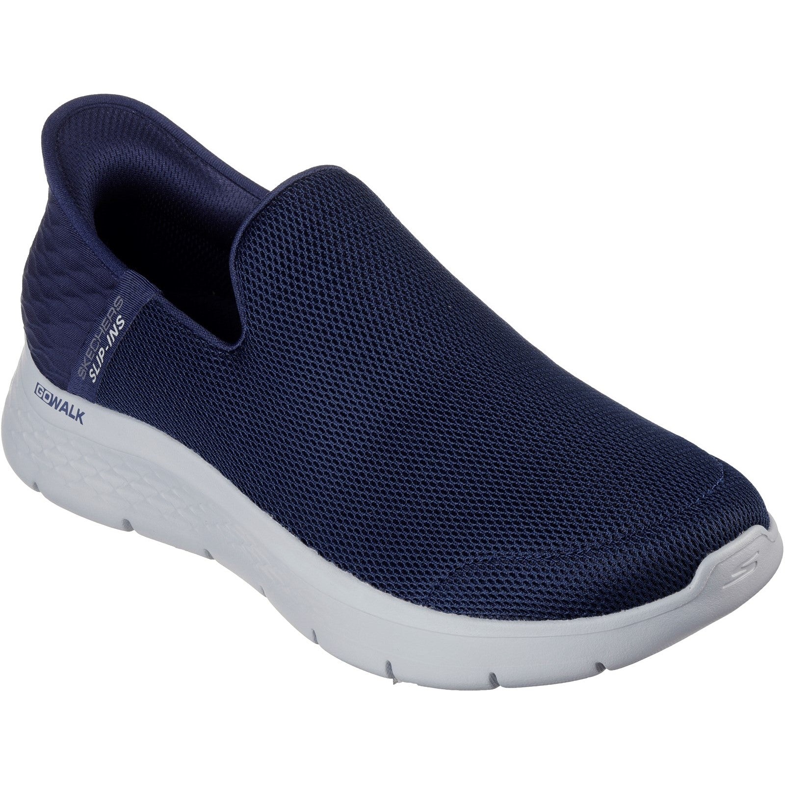 Skechers Mens Go Walk Flex No Hands 216491-NVY Navy Slip On Shoe