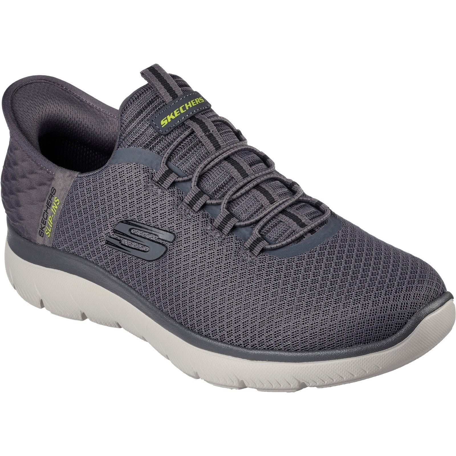 Skechers Mens Slip-ins: Summits - High Range 232457-CHAR Charcoal Slip On Shoe