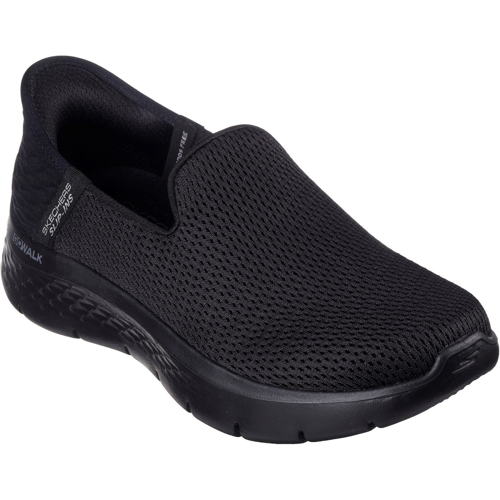 Skechers Womens Go Walk Flex Relish 124963W-BBK Black Slip On Shoe