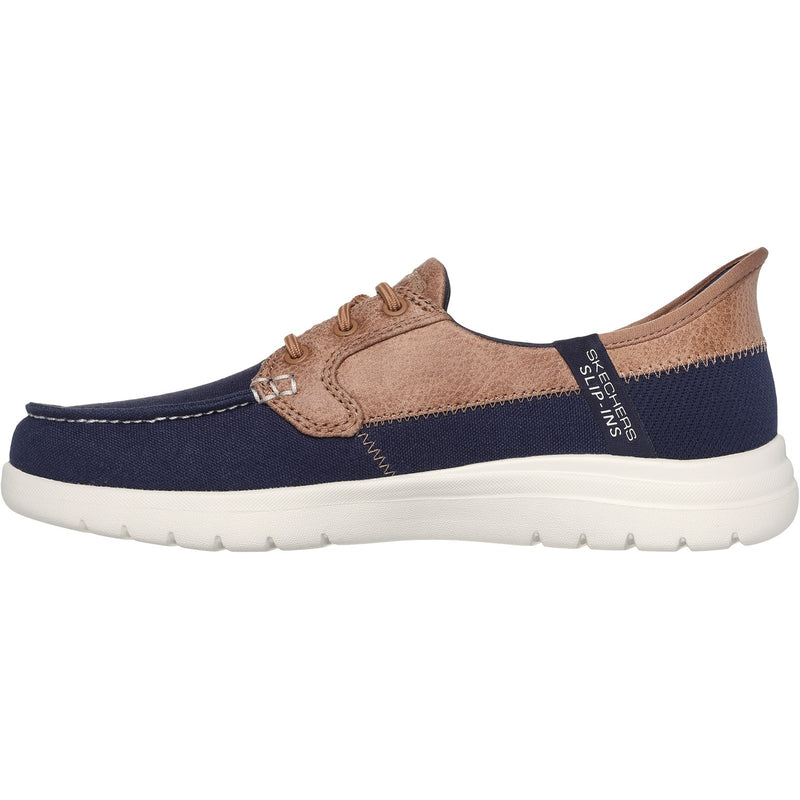 Skechers Womens On-the-GO Flex - Palmilla 136536-NVY Navy Slip On Shoe