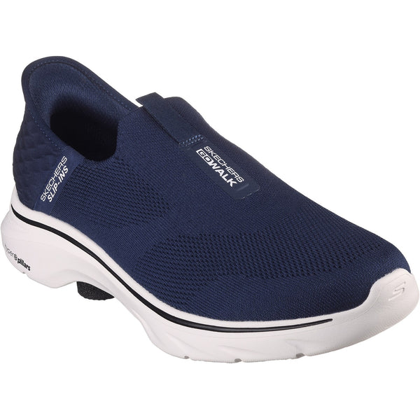 Skechers sz 11 Blue knit Vegan slip on sneakers GO WALK 7 Womens Skechers GO WALK 7 - Ivy Shoes Navy – Brantano main image 2