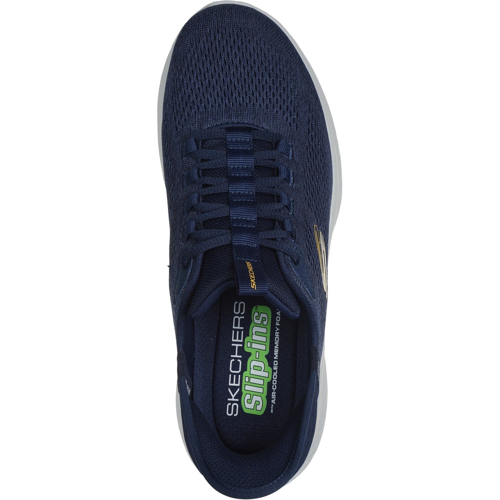 Skechers Mens Skech-Lite Pro Primebase 232466-NVYL Navy/Yellow Lace Up Shoe