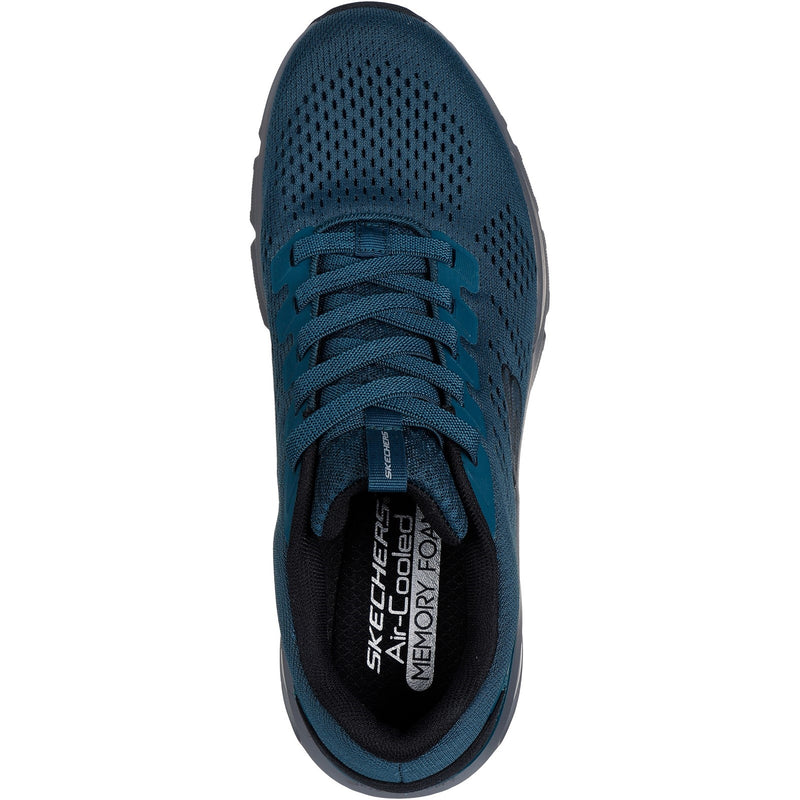 Skechers Mens Skech-Air Ventura 232655-TLBK Teal/Black Lace Up Shoe