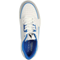 Skechers Mens Uno Court Low-Post 183140-WBL White/Blue Lace Up Shoe