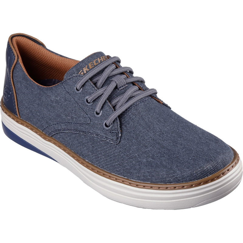 Skechers Mens Hyland - Ratner 205135-NVY Navy Lace Up Shoe