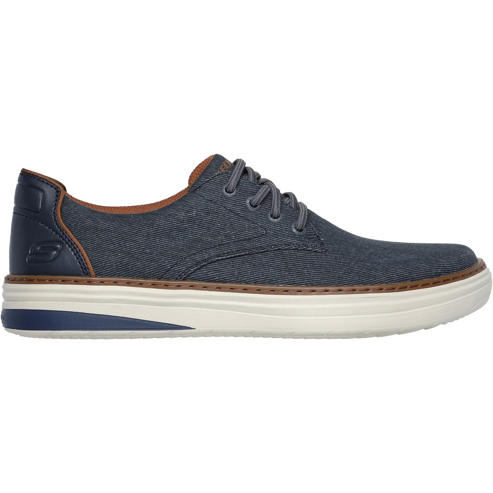 Skechers Mens Hyland - Ratner 205135-NVY Navy Lace Up Shoe