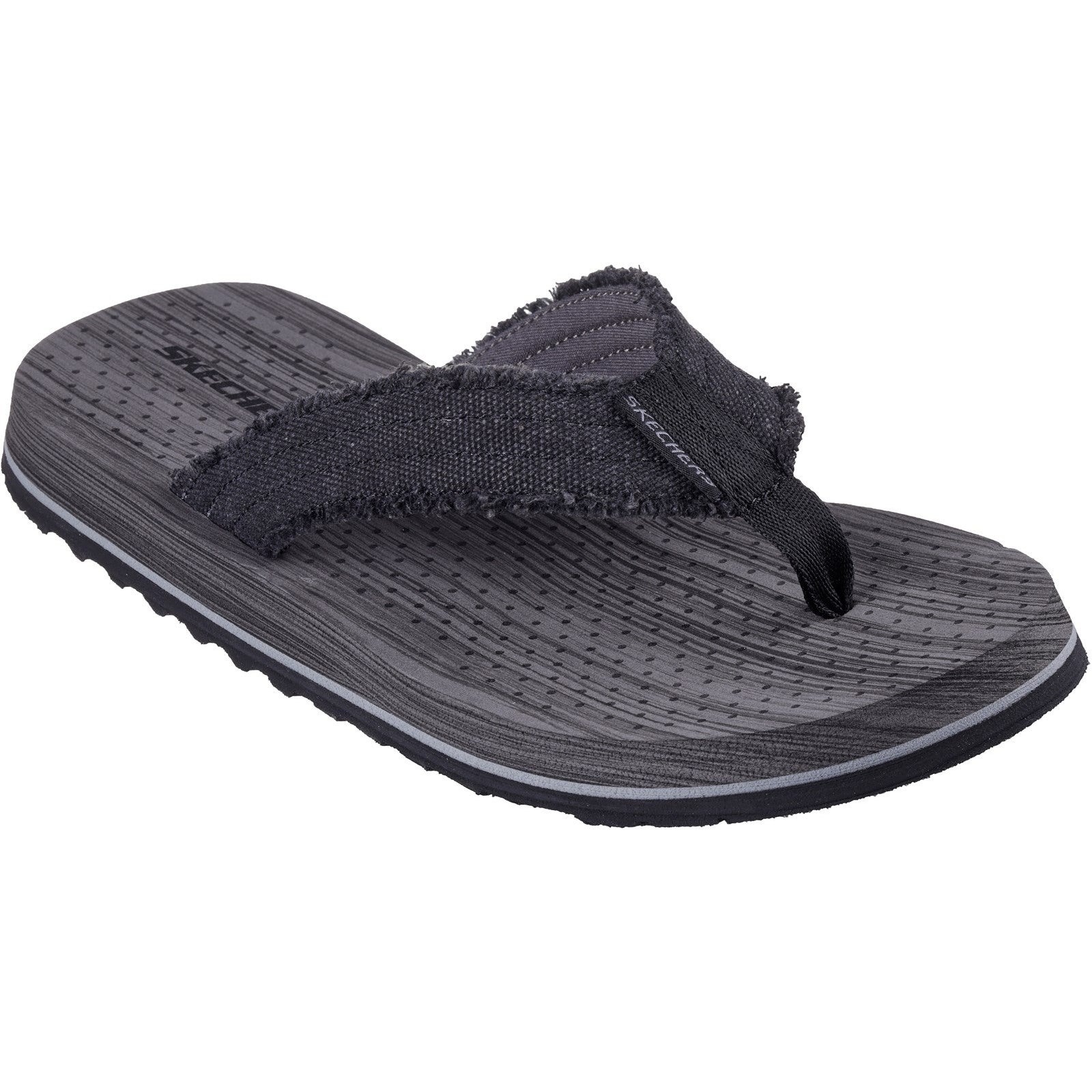 Skechers Mens Tantric Fritz 205098-BLK Black Slip On Shoe