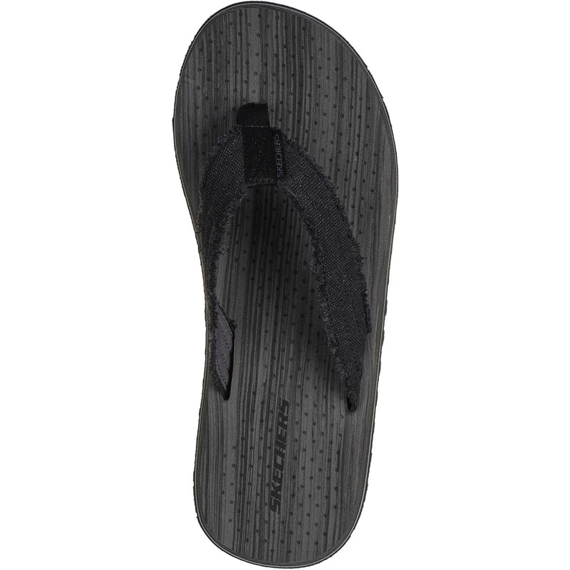 Skechers Mens Tantric Fritz 205098-BLK Black Slip On Shoe