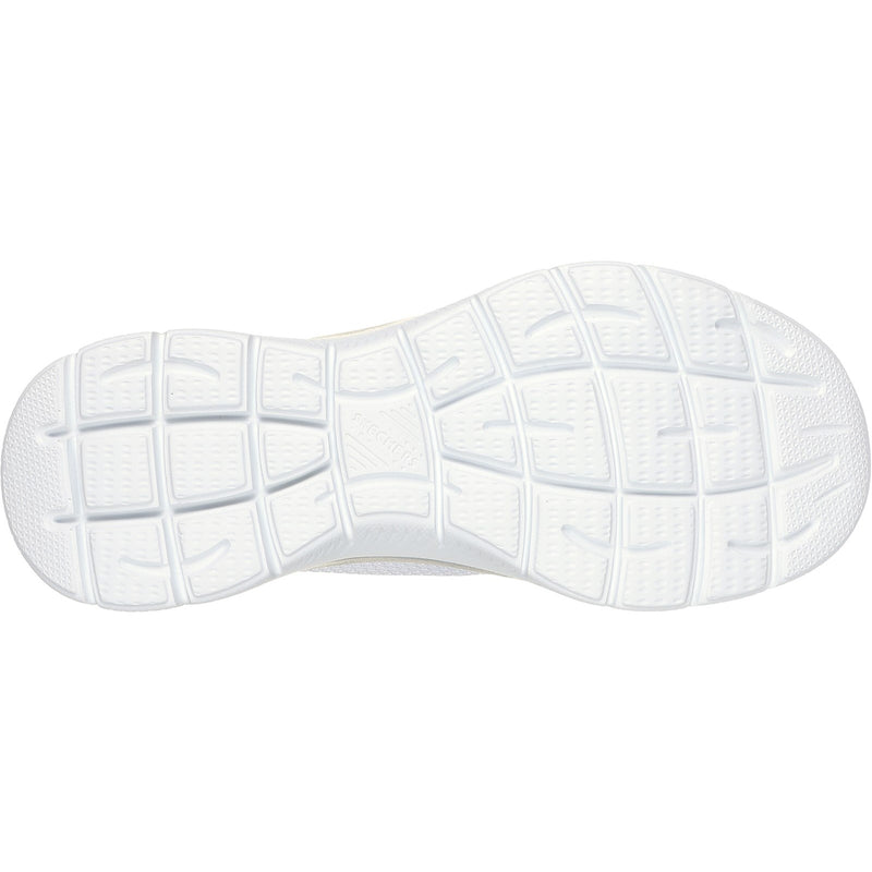 Skechers Womens Summits - Diamond Dream 150123-WSL White/Silver Slip On Shoe