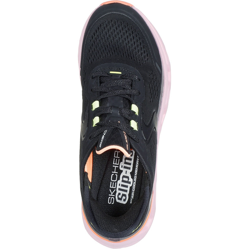 Skechers Womens Glide-Step Altus 150510-BKMT Black/Multi Lace Up Shoe