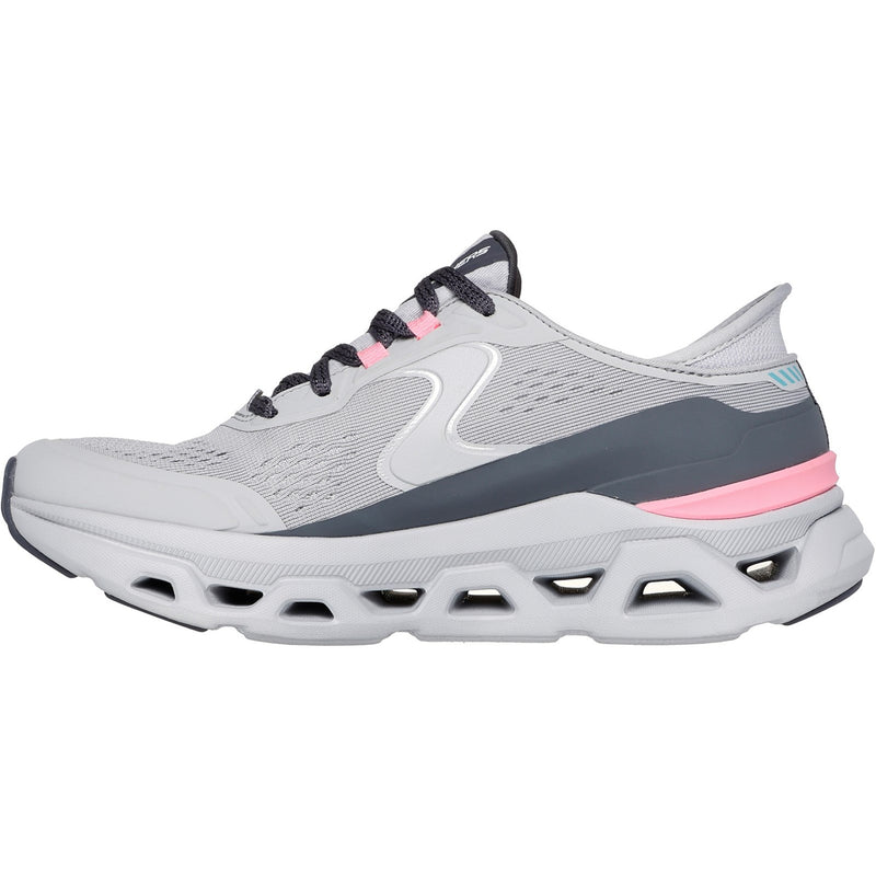 Skechers Womens Glide-Step Altus 150510-GYPK Grey/Pink Lace Up Shoe