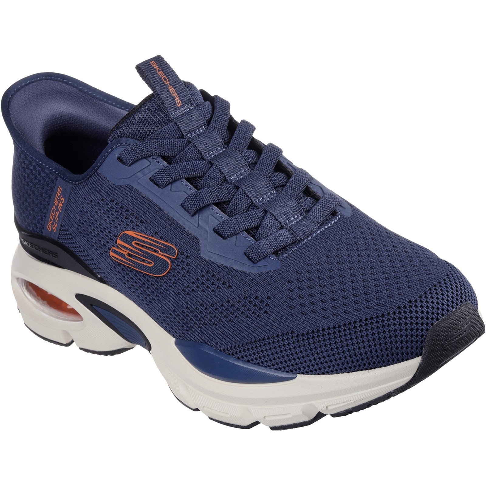 Skechers Mens Skech-Air Ventura Vanderway 232447-NVOR Navy/Orange
