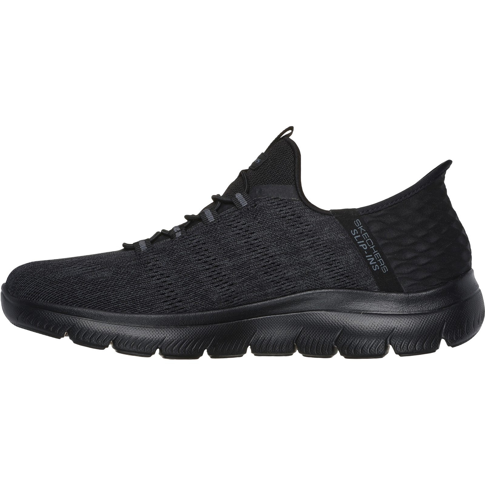Skechers Mens Summits Key Pace 232469-BBK Black Slip On Shoe