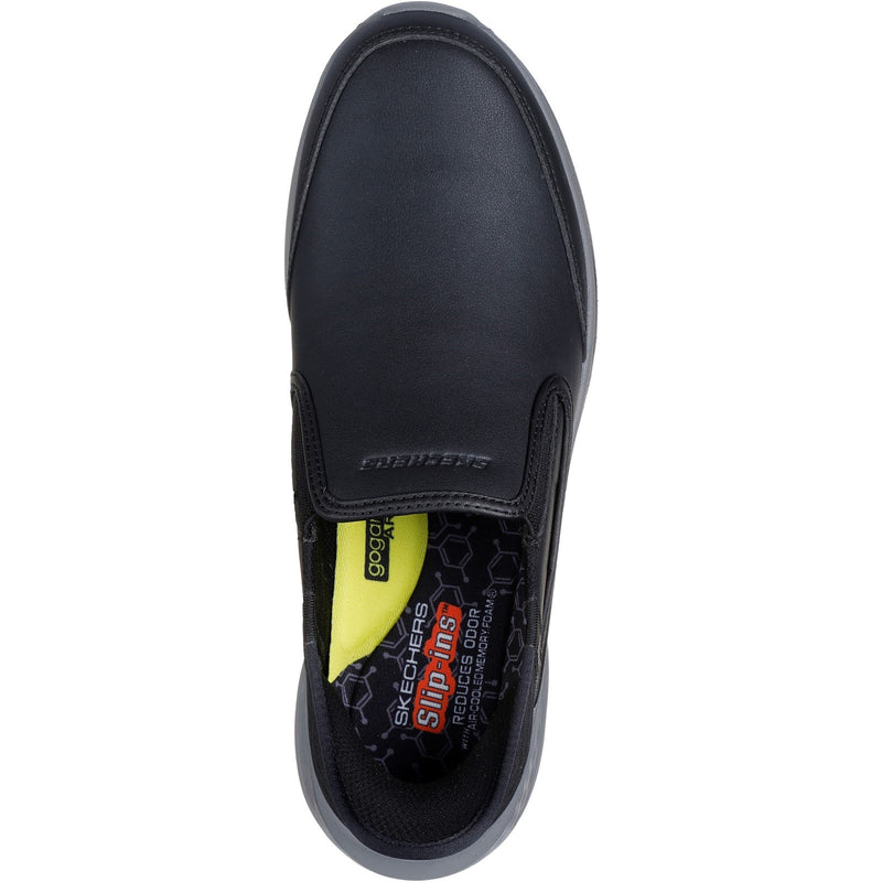 Skechers Mens Slade Cooper 205237-BLK Black Slip On Shoe