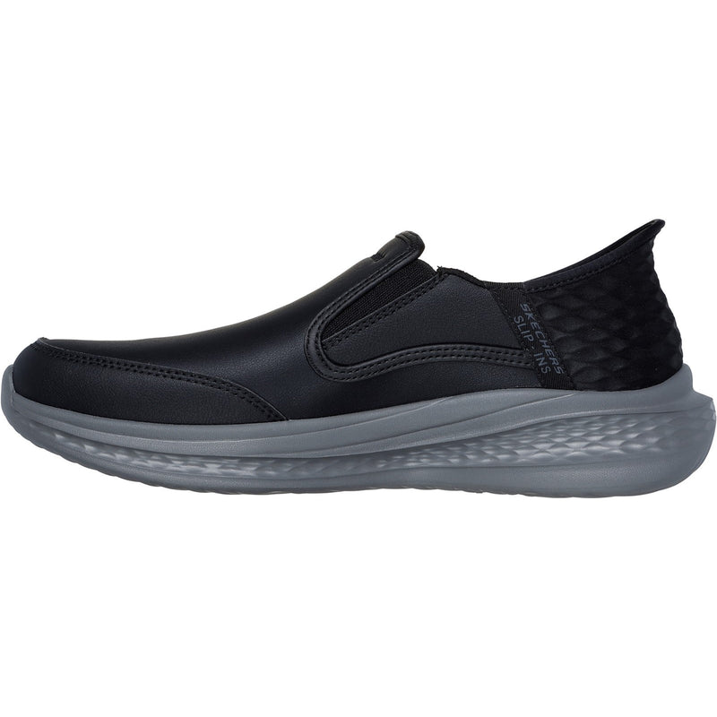 Skechers Mens Slade Cooper 205237-BLK Black Slip On Shoe