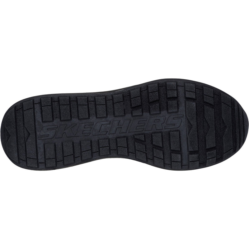 Skechers Mens Netson Gander 205236-BBK Black Lace Up Shoe