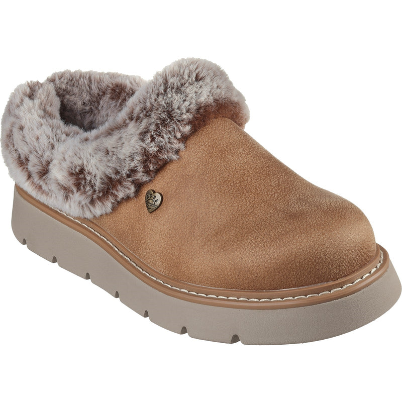 Skechers Womens Keepsakes Lite Cozy Blend 114762-CSNT Chestnut Slip On Shoe
