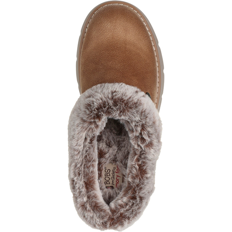 Skechers Womens Keepsakes Lite Cozy Blend 114762-CSNT Chestnut Slip On Shoe