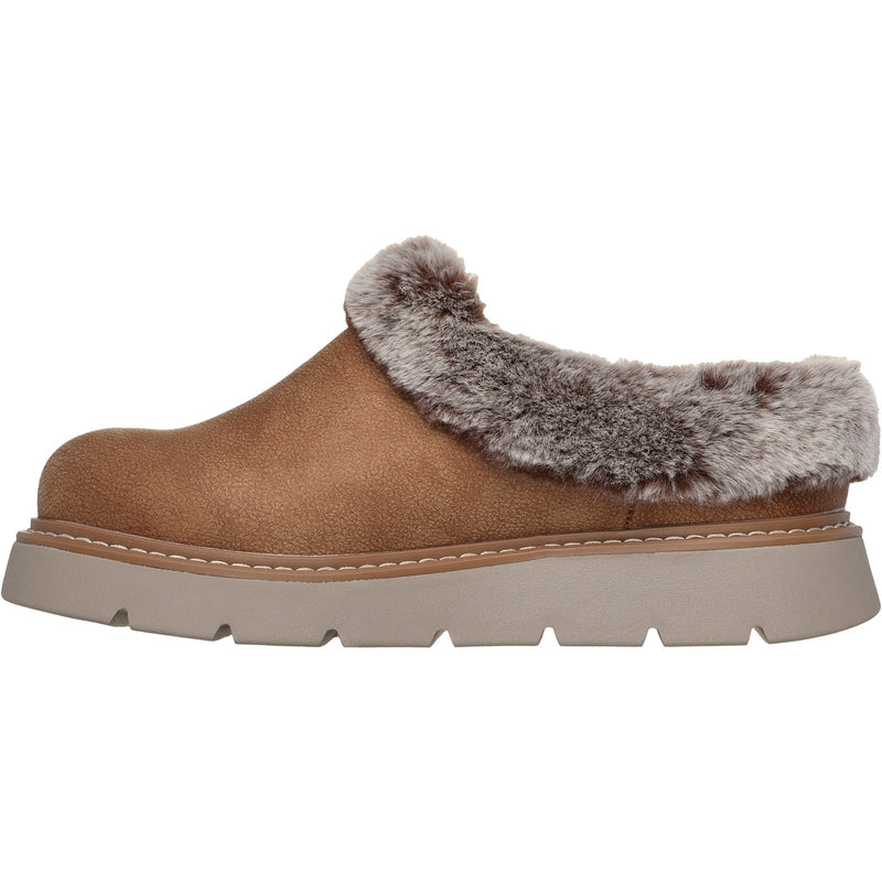 Skechers Womens Keepsakes Lite Cozy Blend 114762-CSNT Chestnut Slip On Shoe
