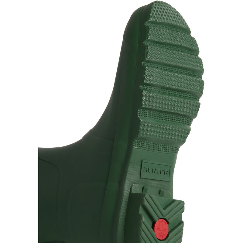 Hunter Womens Green HFRW0005242-HG Original Tall Tartan Back Strap Wellington Boots