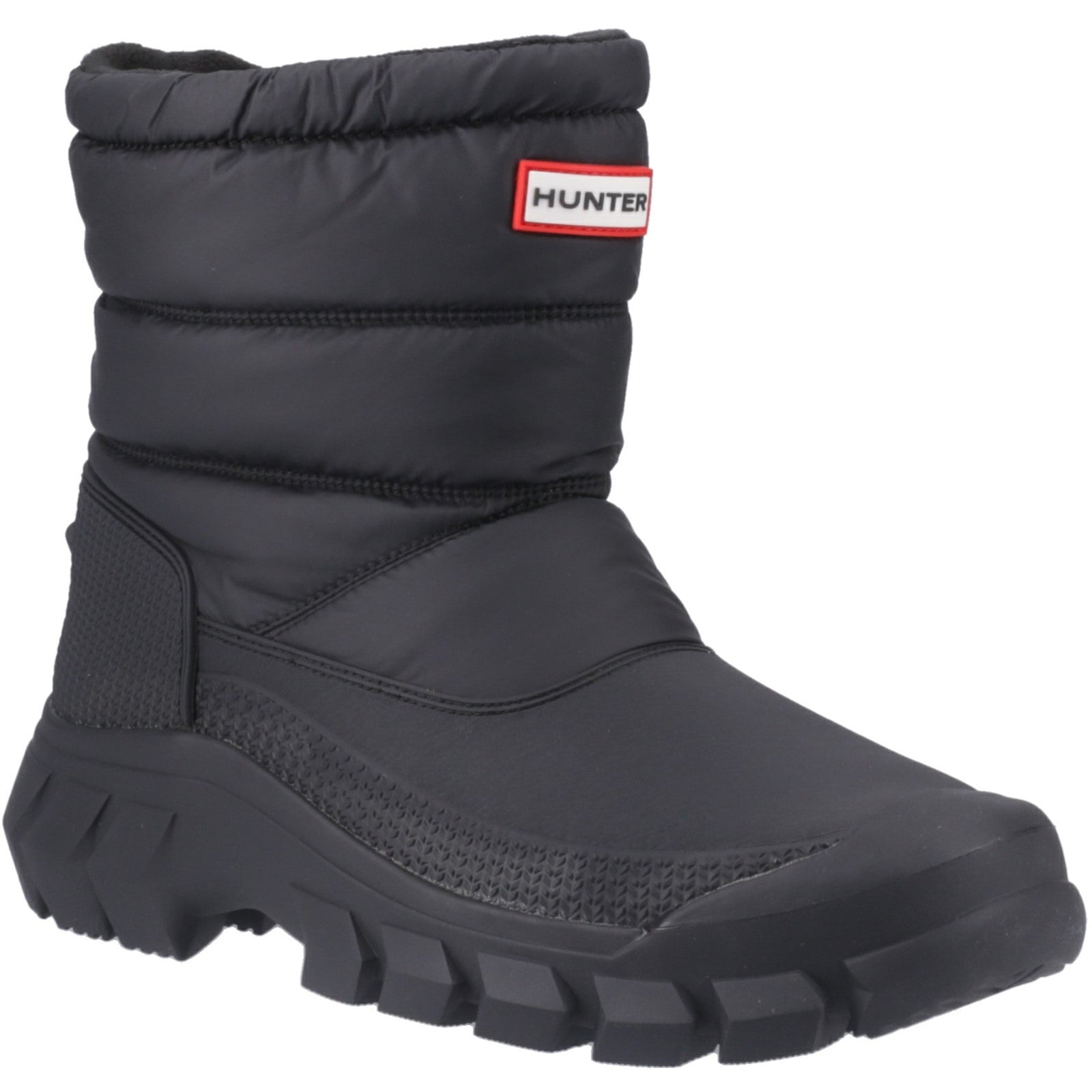 Hunter Mens Black  MFS9135WWU-BLK Intrepid Short Snow Boots