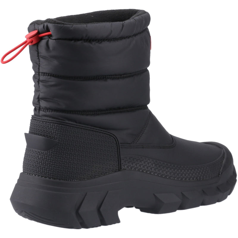 Hunter Mens Black  MFS9135WWU-BLK Intrepid Short Snow Boots