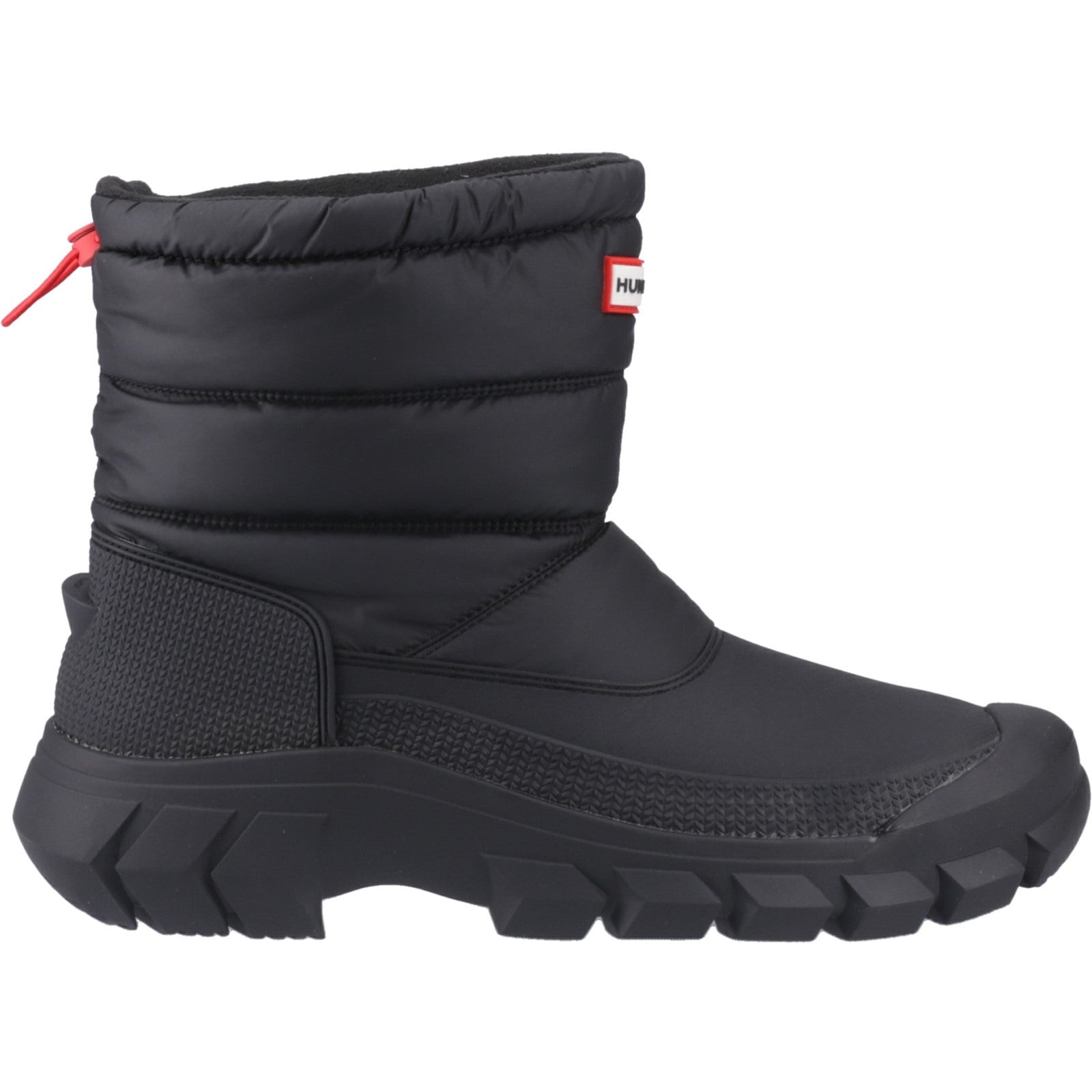 Hunter Mens Black  MFS9135WWU-BLK Intrepid Short Snow Boots
