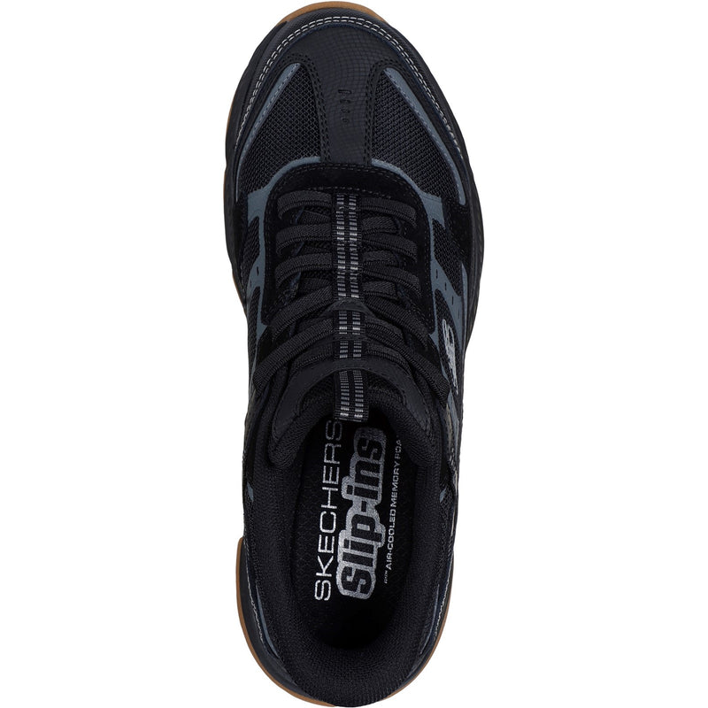 Skechers Mens Vigor AT 237744-BBK Black Slip On Shoe