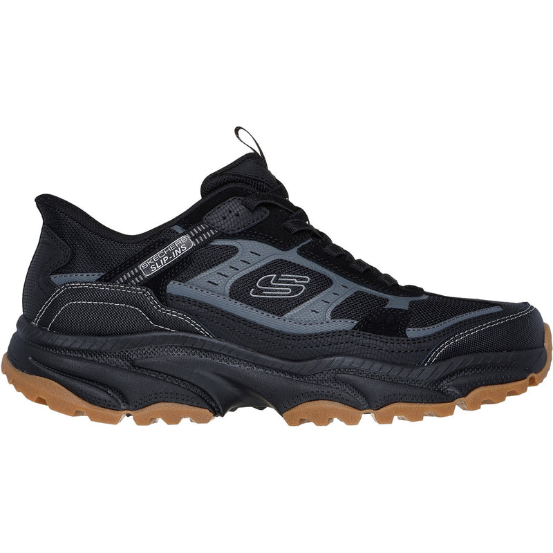 Skechers Mens Vigor AT 237744-BBK Black Slip On Shoe