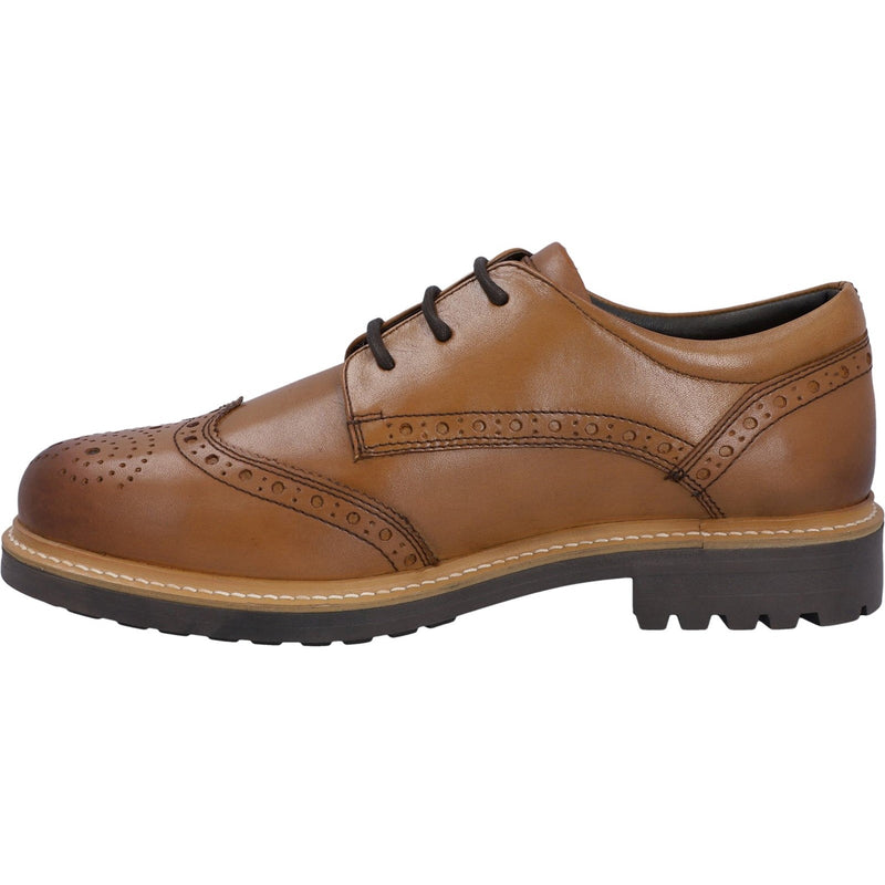 Hunter Mens Tan HFRMGB0040515-TAN Cawdor Brogue Gibson Shoes