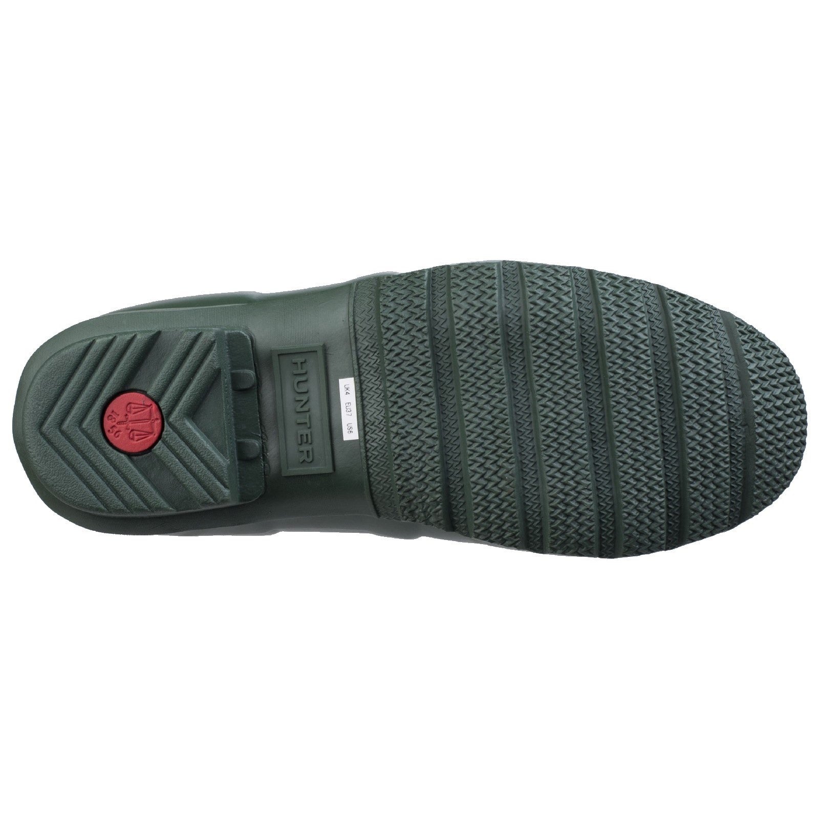 Hunter  Womens Matt Green WFS1000RMA-HGR Original Short Wellington Boots