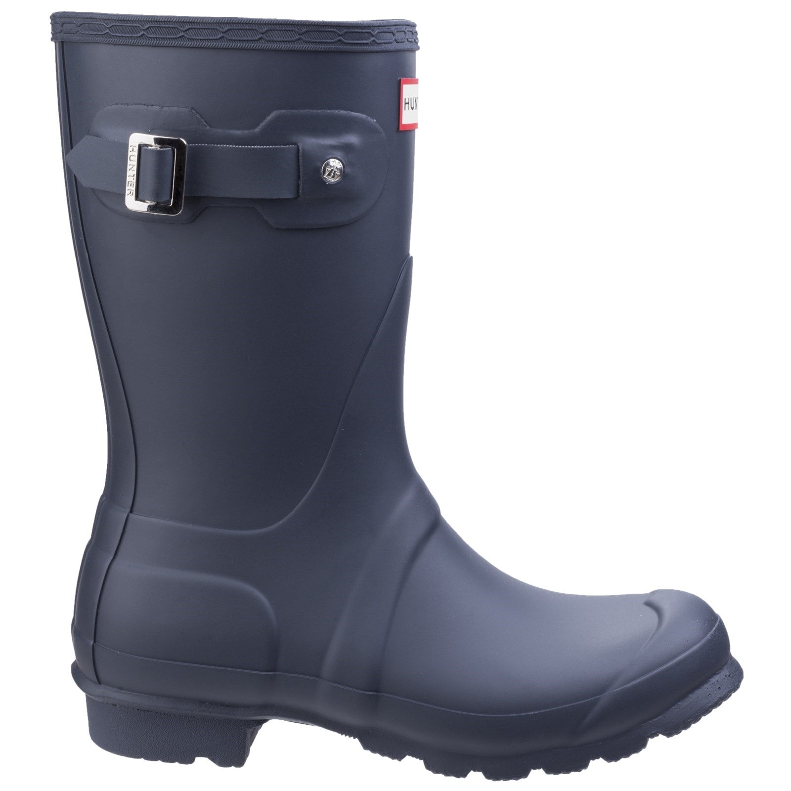 Hunter  Womens Navy WFS1000RMA-NVY Original Short Wellington Boots