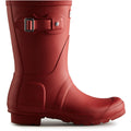 Hunter  Womens Red WFS1000RMA-MLR Original Short Wellington Boots