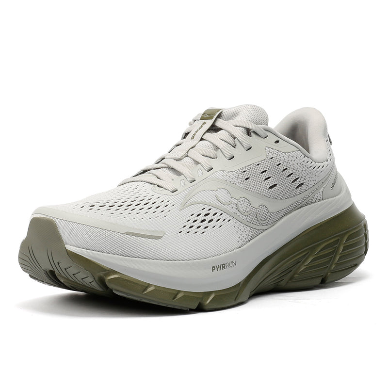 Saucony Guide 18 Men's White/Olive Sneakers