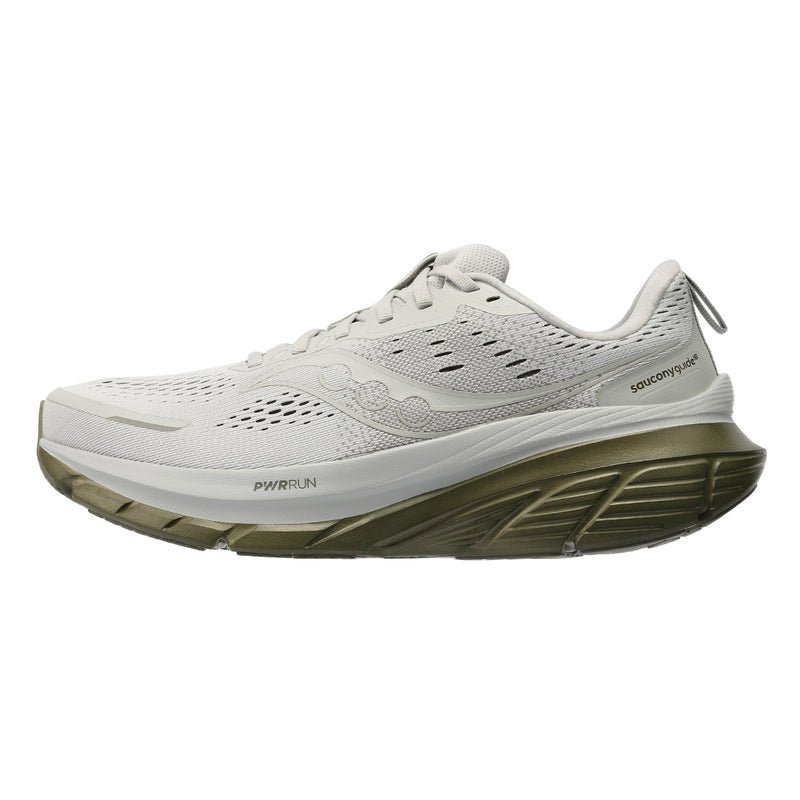 Saucony Guide 18 Men's White/Olive Sneakers
