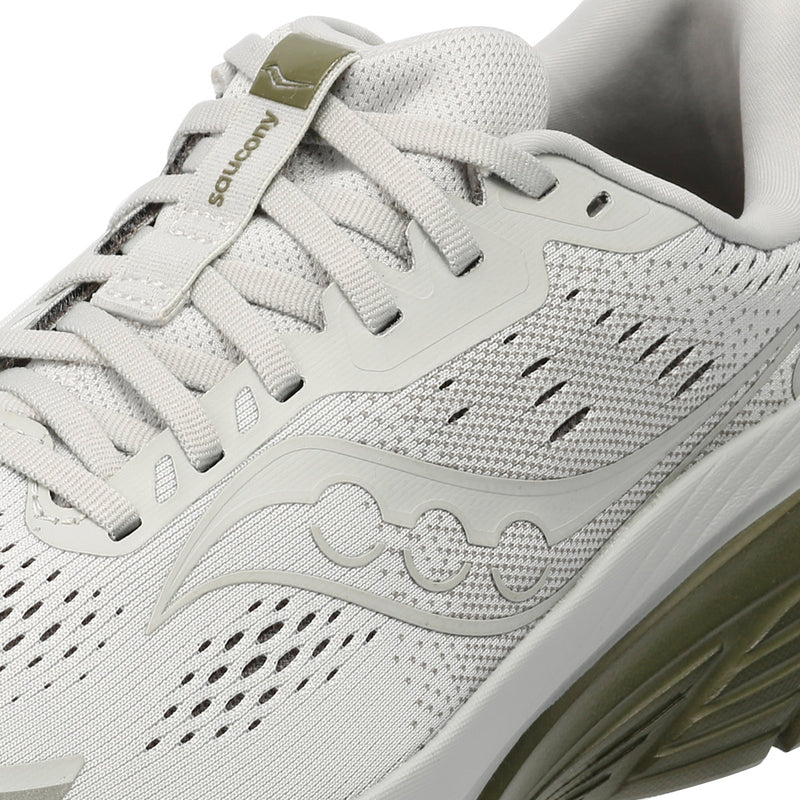 Saucony Guide 18 Men's White/Olive Sneakers