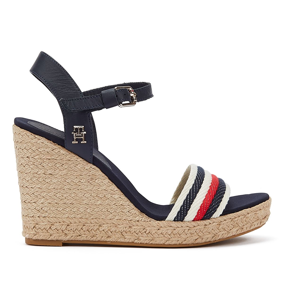 Tommy Hilfiger Corporate Wedge Women's Blue Sandal